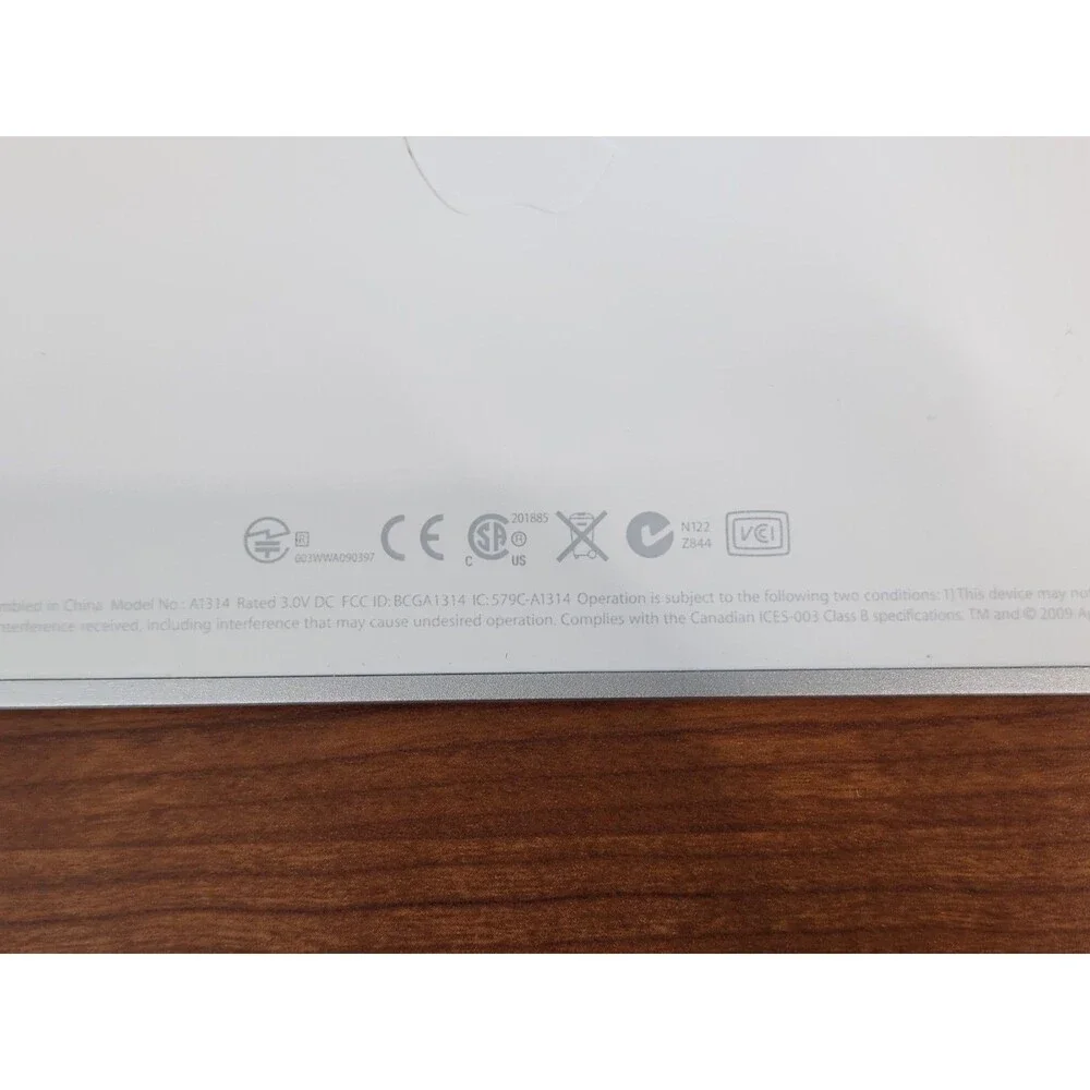 OEM Apple Wireless Bluetooth Keyboard Model A1314 For Mac Aluminium Tested